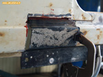 Réparation de la jonction des bas de caisse sur une Renault 4 F4