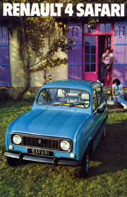 Couverture Brochure Renault 4 Safari 1976