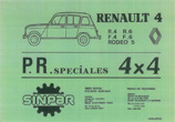 PR Speciales Renault 4 4x4 Sinpar