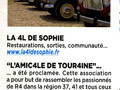 La4LdeSophie.fr dans 4L Mag n°24