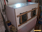 Fabrication d'une cabine de sablage à bas cout (bricolée de bric et de broc...)