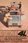 Publicité Renault 4L 1961