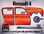 1977 - Publicité Renault 4