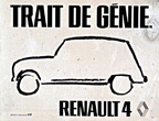 1983 - Publicité Renault 4 - Trait de génie