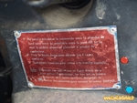 Notice plaque rivetée 4L Sinpar