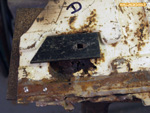 Refabrication d'un passage de roue arrière sur une Renault 4 fourgonnette F4 - Préparation d'un embouti