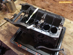 Nettoyage d'un bloc moteur Billancourt de Renault 4L
