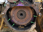 Vis mécanisme embrayage à diaphragme Renault 4 moteur Billancourt