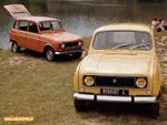 1ère calandre noire en plastique - Renault 4 depuis 1975 