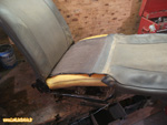 Dépose complète d'une housse d'assise de siège - 4L F4 de 1986