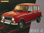 Renault 4L - Jantes ajourées de R5 GTL
