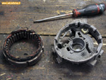 stator alternateur ducellier 4l depose