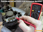 controle pont de diodes alternateur ducellier 4l