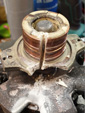 depose collecteur rotor alternateur 4l