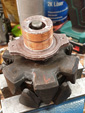 prepa repose collecteur rotor alternateur 4l