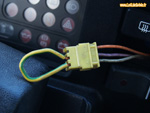 Shunt du connecteur d'interrupteur de feu de brouillard - Renault 4