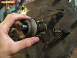 Dépose butée d'embrayage Renault 4 moteur Billancourt