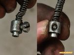 Arretoir cable frein à main 4L ponpon étamé