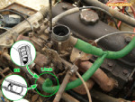 Circuit recyclage d'huile et ajutage moteur Billancourt 4L