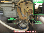 Vis de réglage carburateur zenith 28 IF 4L