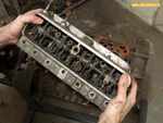 Dépose de la culasse d'un moteur Billancourt de Renault 4