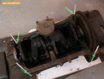 Repose carter moteur Billancourt Renault 4L