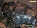 Repose carter moteur Cléon Renault 4L