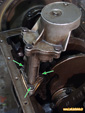 Repose de la pompe à huile sur un moteur Ventoux / Billancourt