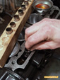 Repose des poussoirs des tiges de culbuteur sur un moteur Ventoux / Billancourt