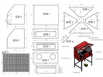 Plan pour la fabrication d'une cabine de sablage semi-professionnelle