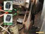 Vis de galet tendeur - Courroie de pompe à eau - Renault 4 avec moteur Billancourt
